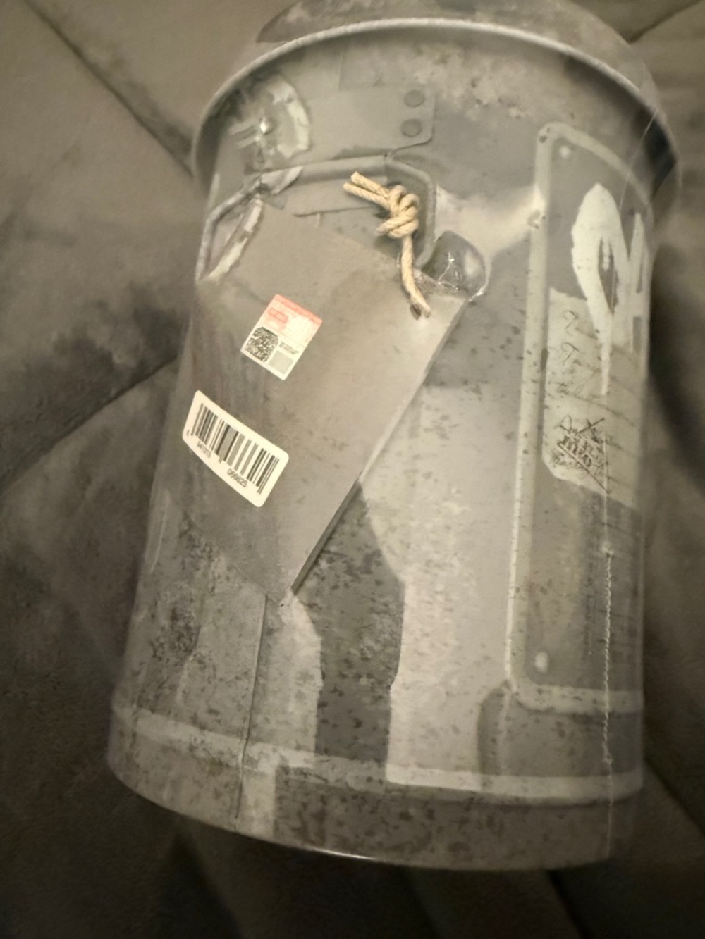 Hirono Little Hare Plush Doll in a grey  opened canister. 
Confirmed pink bunny - Picture 2 of 4